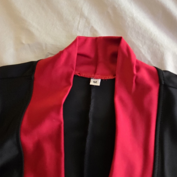 Elhoffer Design Magical Maxi Wrap Dress Red & Black - Picture 6 of 11